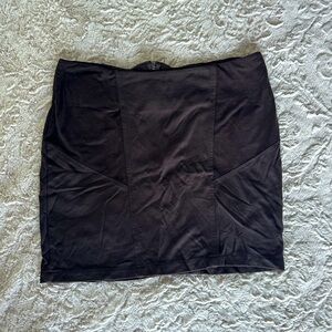 Mini skirt with zipper